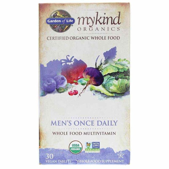 Men's Once Daily Whole Food Multivitamin, GOLM